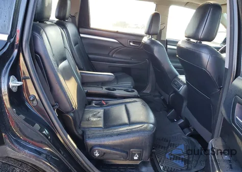 2018 Toyota Highlander Se from USA, damaged, VIN 5TDKZRFH2JS543140